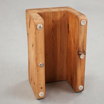 Axel Einar Hjorth, A pine stool attributed to Axel Einar Hjorth, Nordiska Kompaniet, Sweden probably 1930's.