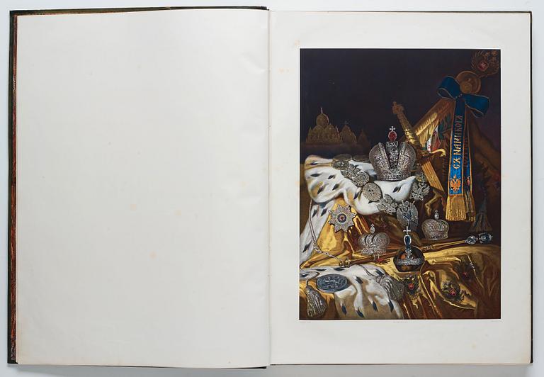 The Magnificent  Coronation Album of Emperor Alexander II and Empress Maria Aleksandrovna 1856.