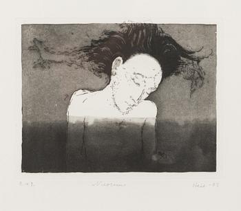 OUTI HEISKANEN, etching, signed and dated -07, numbered E.a.1.