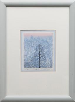 INARI KROHN, litograph, signed and dated 2001, numbered 32/40.