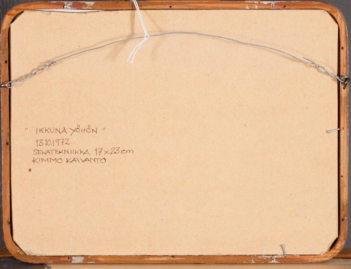 Kimmo Kaivanto, "WINDOW TO THE NIGHT".