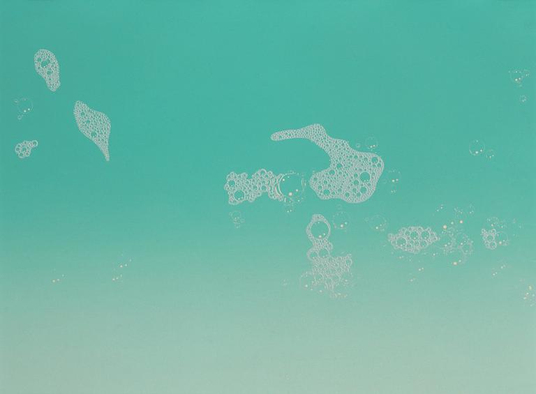Edward Ruscha, "Blue Suds, Green Suds, Grey Suds".