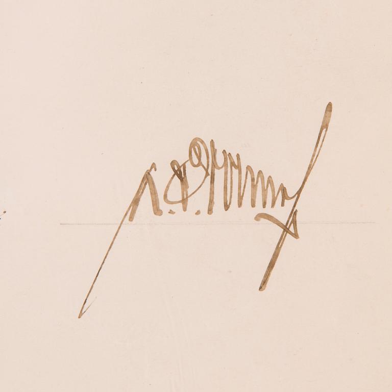 A document signed by C.G.E. Mannerheim 1919, Finland.
