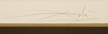 Salvador Dalí, drypoint coloured with stencil, 1975, signed 29/300.