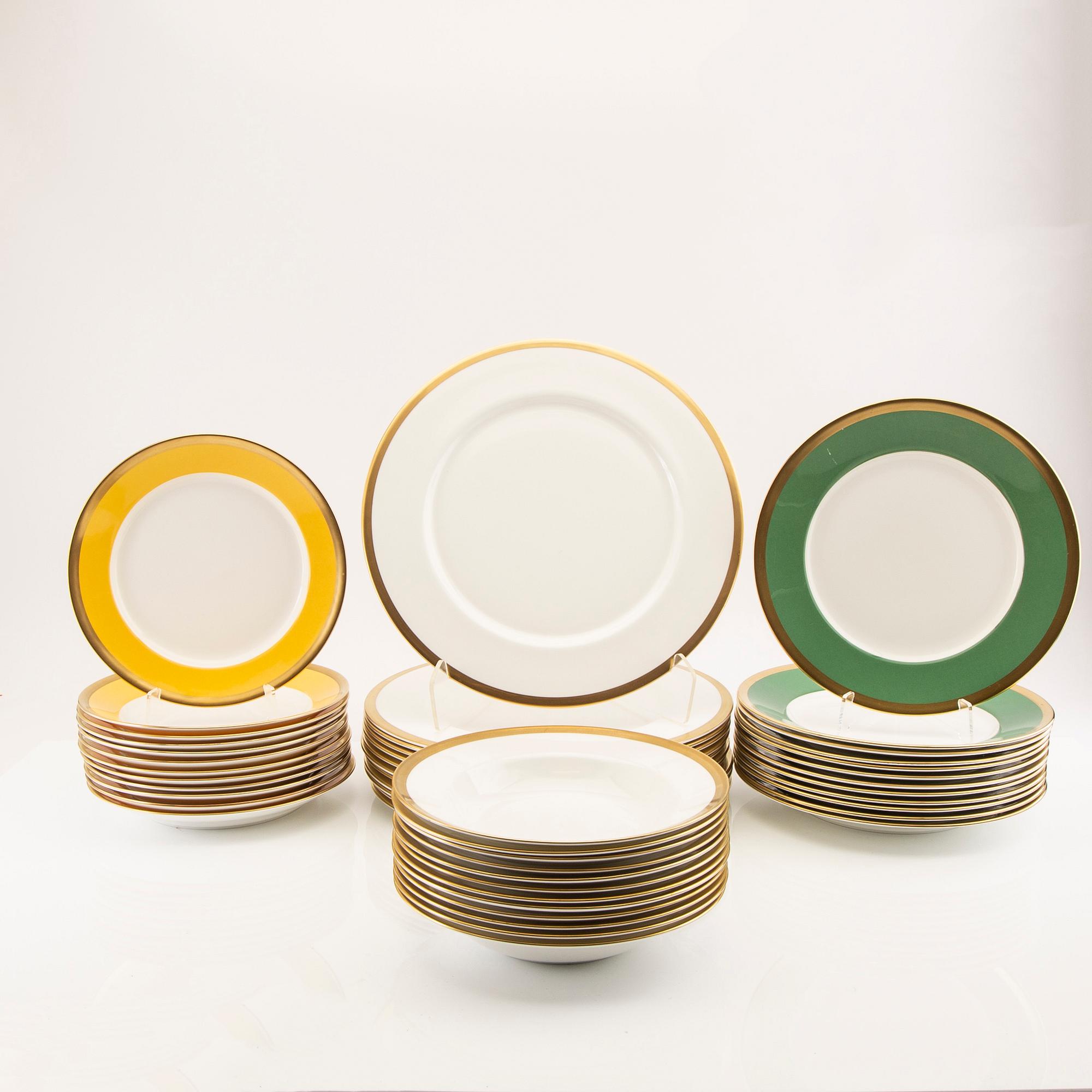 Karin Björquist, service for 48 pieces "The Nobel Service" porcelain, Rörstrand late 20th century.
