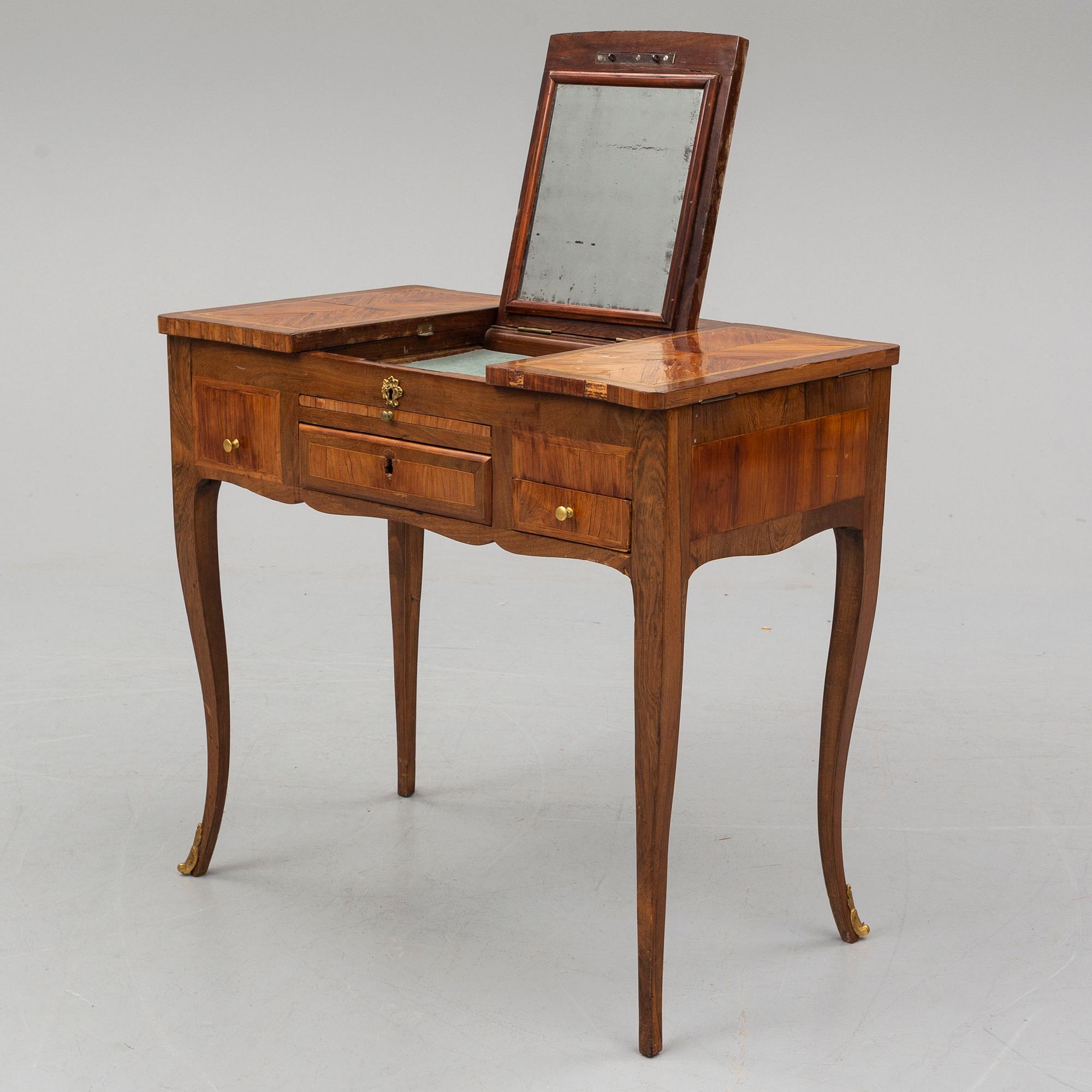 TOALETTBORD, 1700-tal.