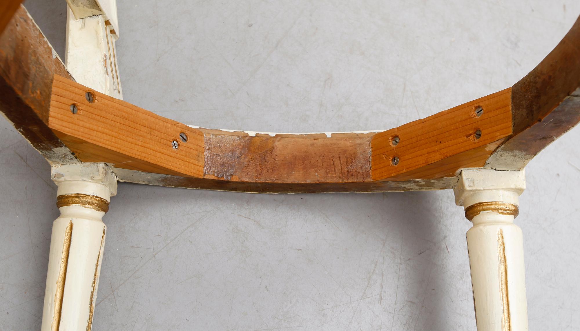 STOLAR, 1 par, gustavianska, 1700-talets andra hälft.