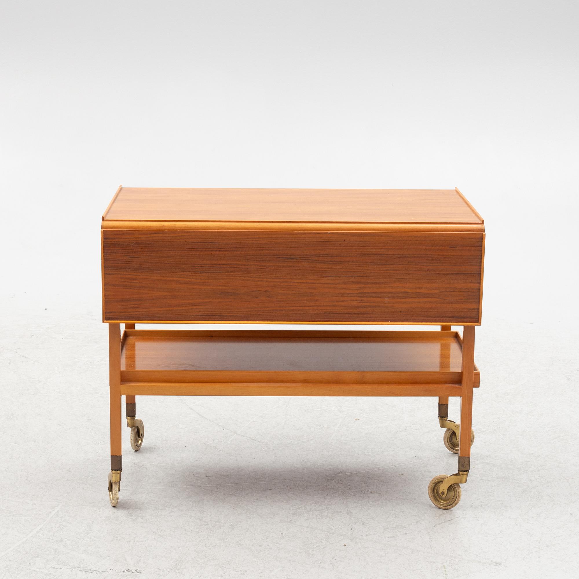 Josef Frank, serving cart, model "756", Svenskt Tenn, second half of the 20th Century.