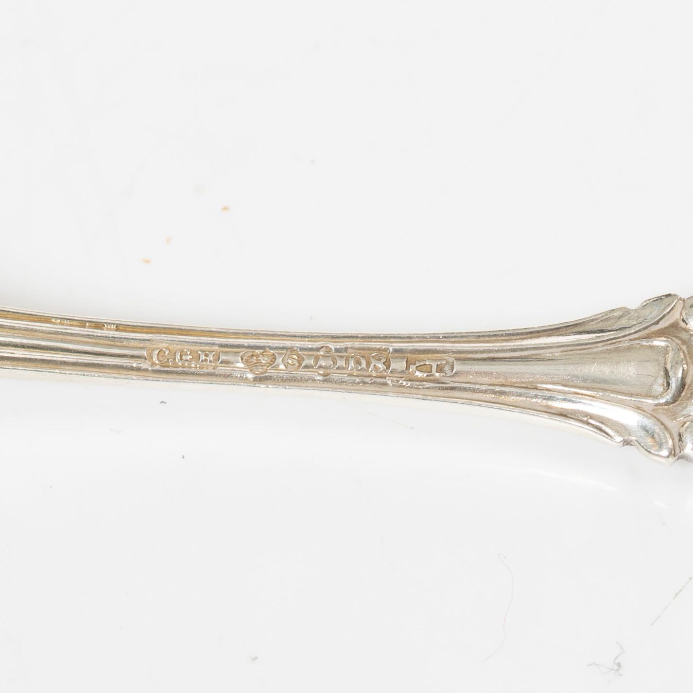 Silver mocha spoons, various models (29 pcs).