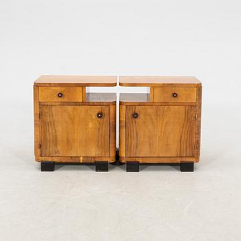 Sängbord ett par 1900-talets första hälft.