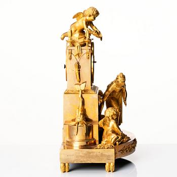 Bordspendyl, "La fontaine de l'Amour", Frankrike 1800-talets början, Empire.