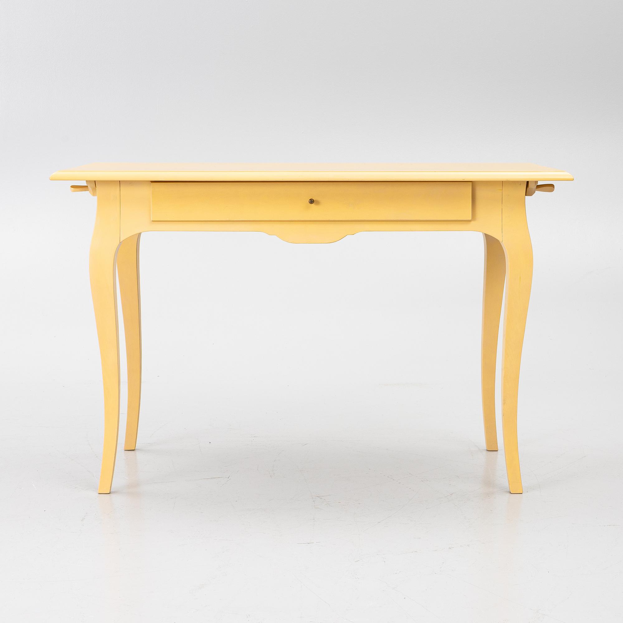 IKEA, an 'Österbybruk' desk and 'Hallunda' chair, IKEA’s 18th-century series, 1990s.