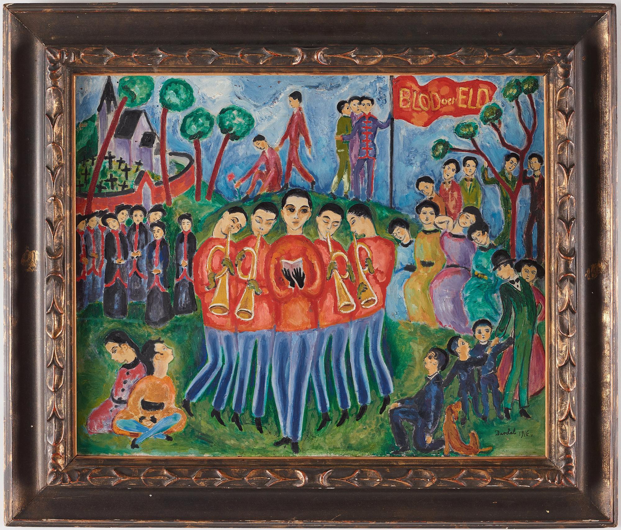 Nils von Dardel, "Frälsningsarmén".