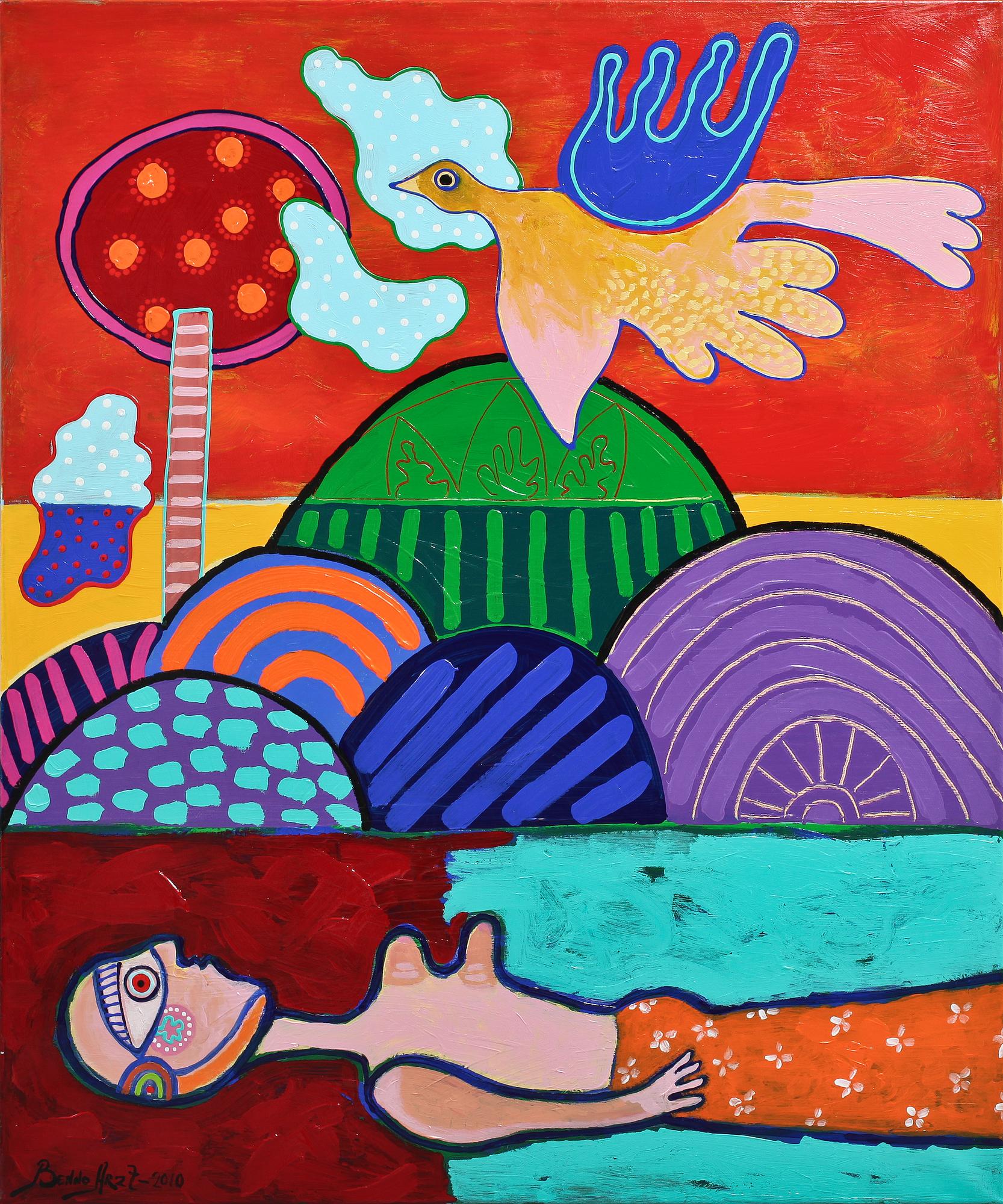 BENNO ARTZ, akryl på duk, sign o dat 2010.