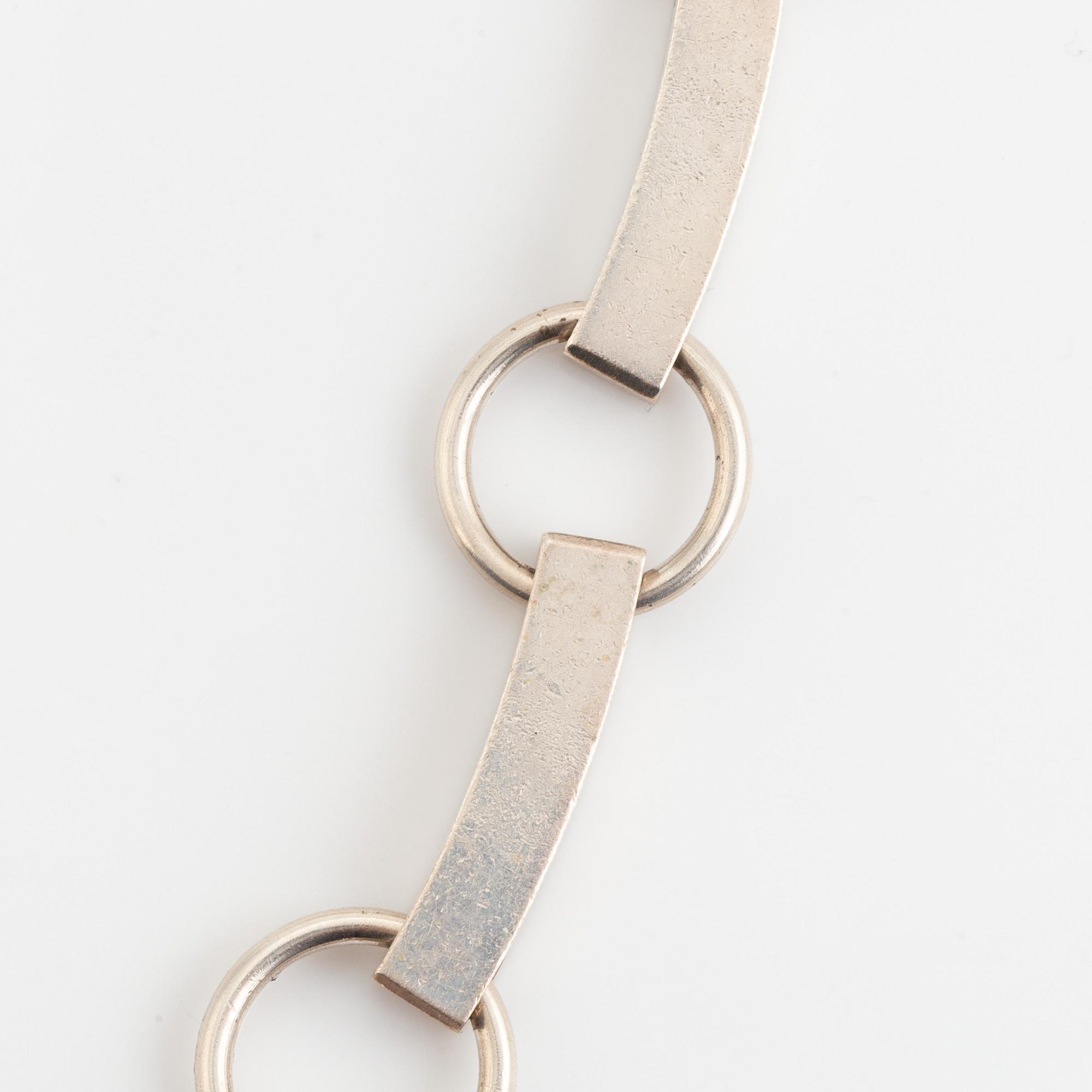 Elon Arenhill, Halscollier, sterlingsilver, Elona, Malmö 1985.