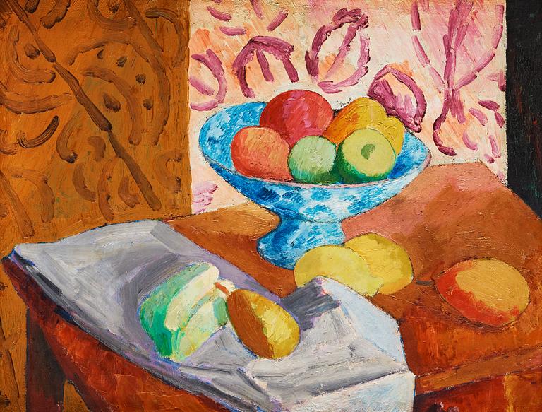 Isaac Grünewald, Still life with fruits.