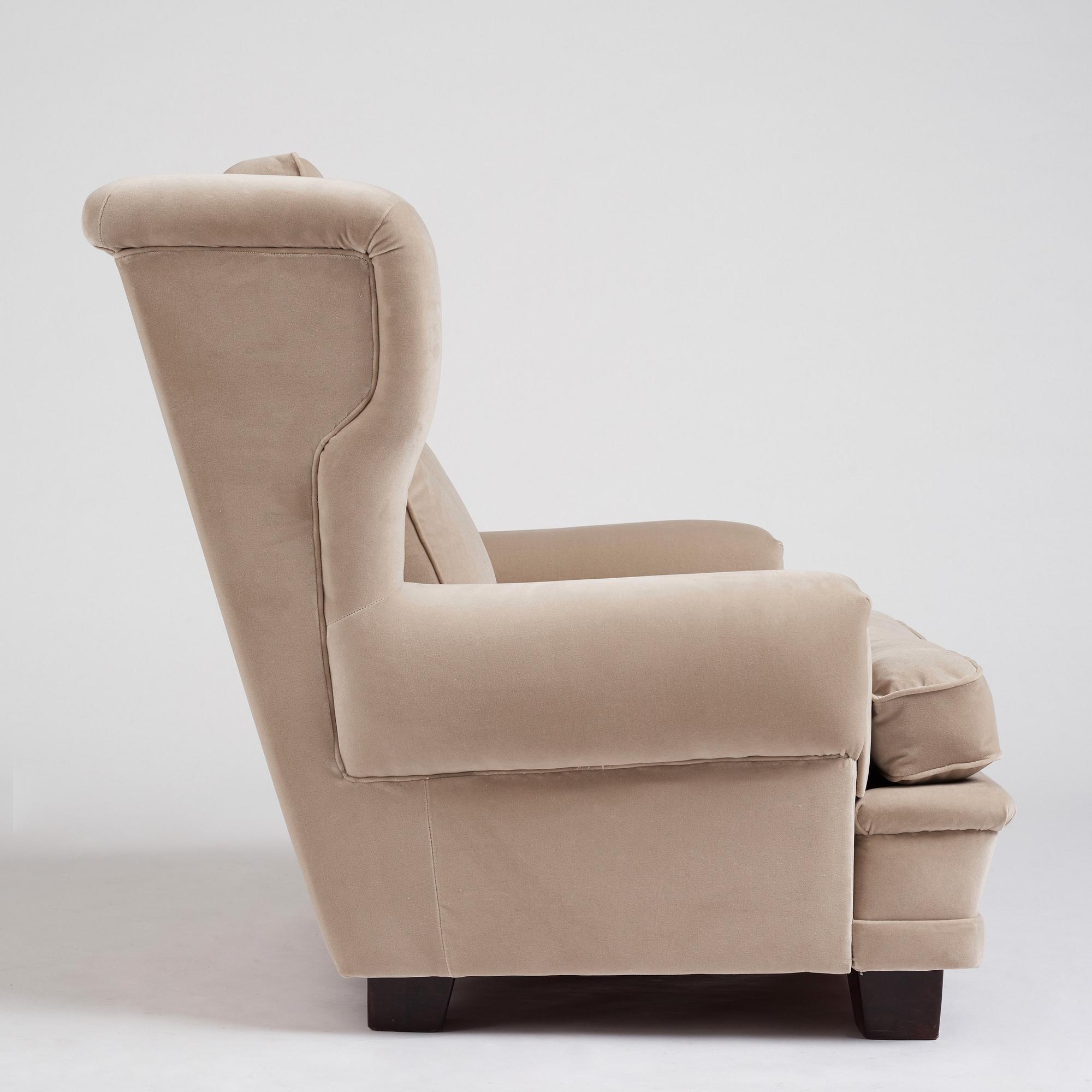 Åke Wennberg, a monumental armchair, STC (The Swedish Associations for Upholsterers), Stockholm 1960's.