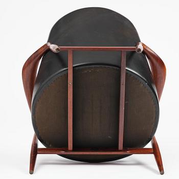 Ib Kofod-Larsen, a rosewood "Elizabeth" easy chair, cabinetmakers Christensen & Larsen, Denmark, 1950s-60s.