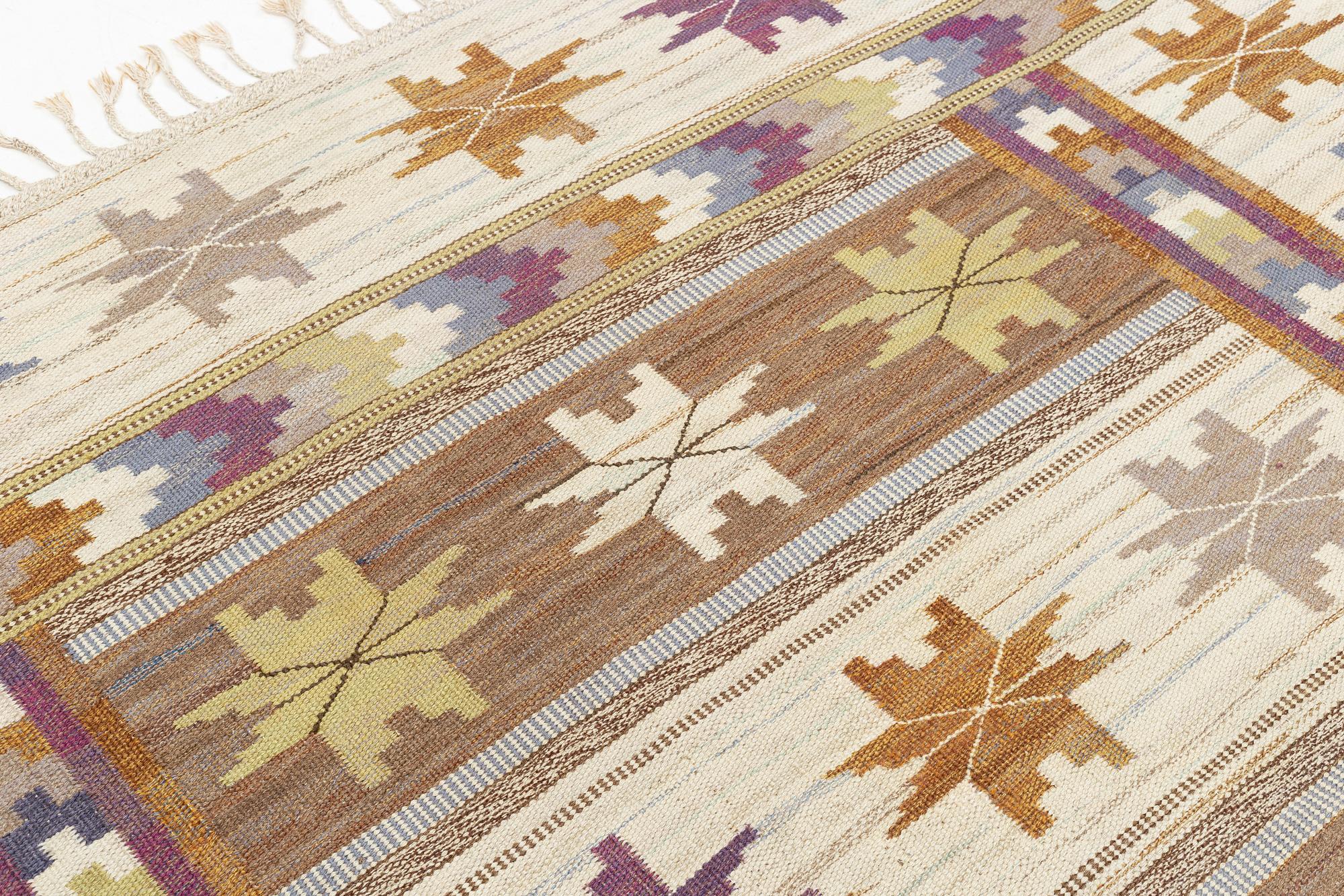 Märta Måås-Fjetterström, a carpet, 'Höstmattan', flat weave, ca 300 x 220 cm, signed AB MMF.