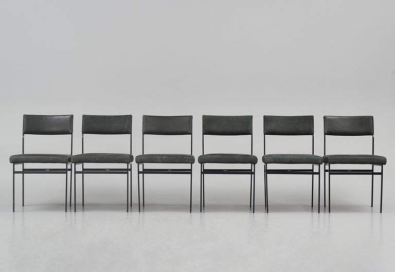 Cees Braakman, a set of six chairs model "SM07", Pastoe, Holland, 1960s-70s.