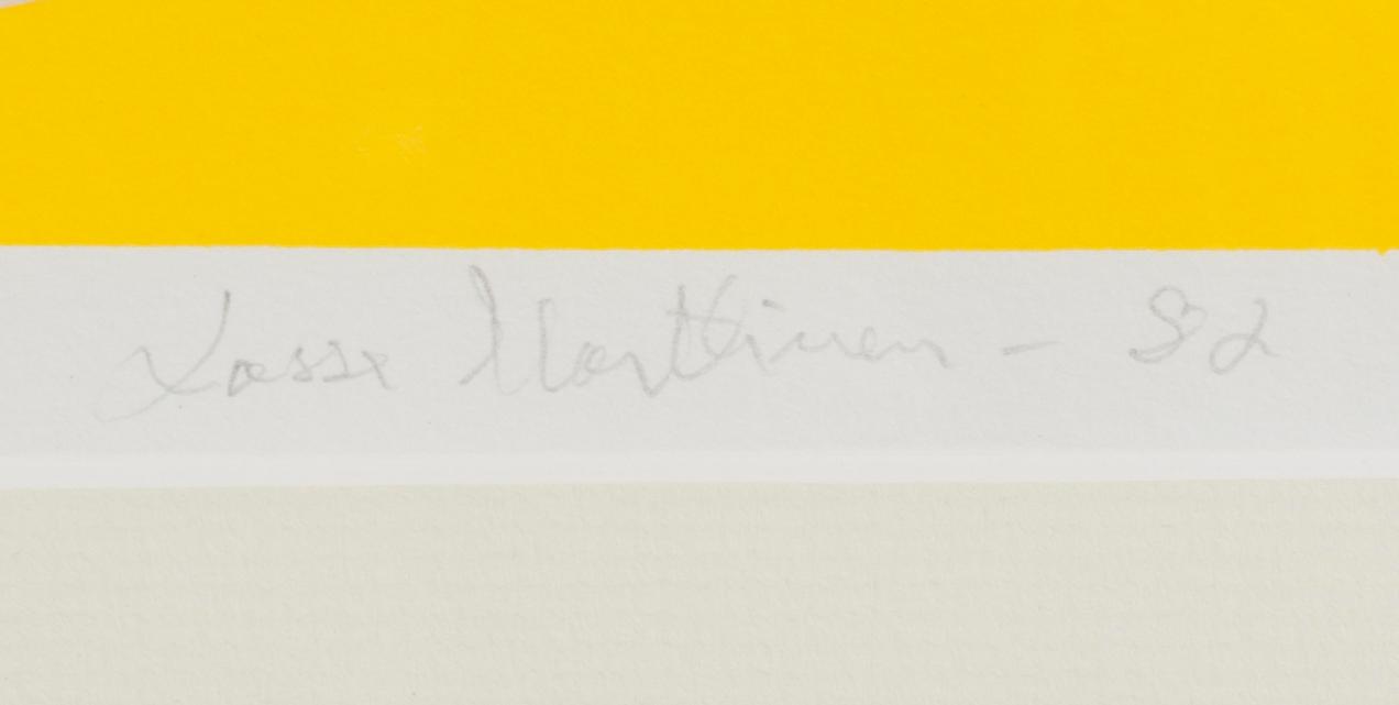 LASSE MARTTINEN, serigrafi, signerad och daterad -82.