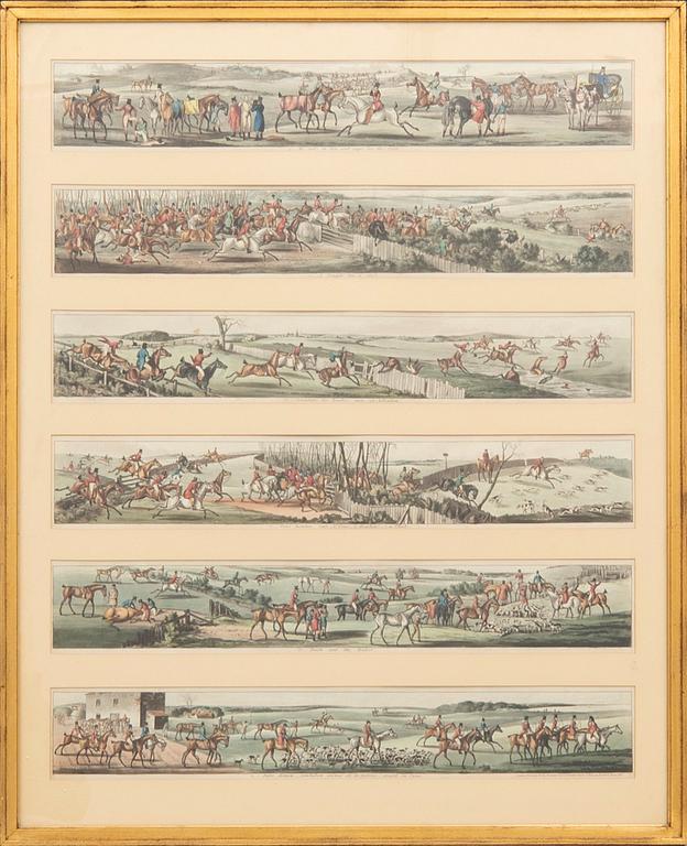 Henry Thomas Alken  "A hunting trip to Melton Mowbray".