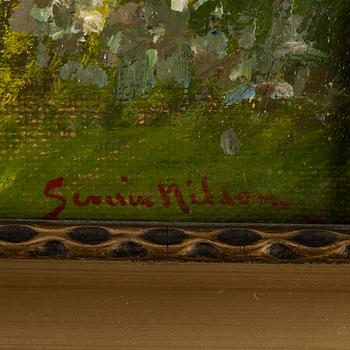 SEVERIN NILSON, oil on canvas, signed.