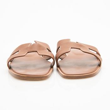 Hermès, Sandals, “H”, size 40 1/2.
