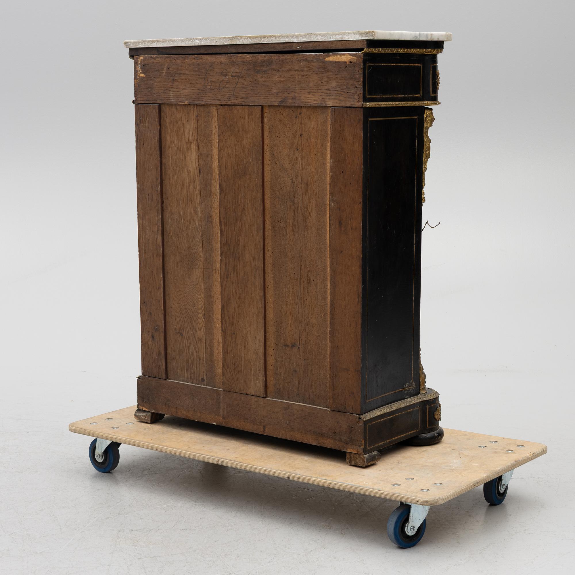 Cabinet, Boulle style, France, late 19th century.