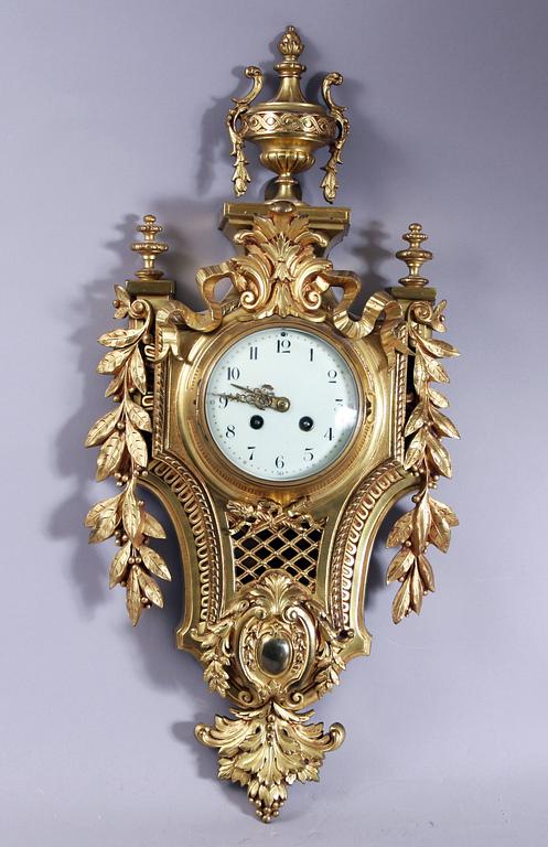 VÄGGPENDYL, Louis XVI-stil, Japy & Frérès, Frankrike.