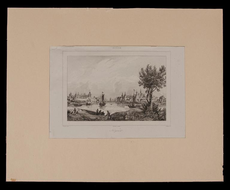 GRAVYRER, 5 st, stålstick, Frankrike 1800-tal.
