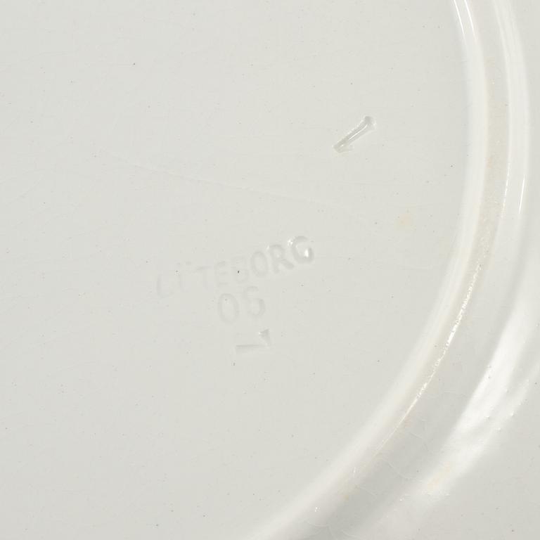 KRÄFTSERVIS, 7 delar, flintgods, Göteborg, 1900-talets första hälft.