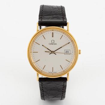 Omega, 18K guld, Seamaster, Jubilee, armbandsur, 32,5 mm.