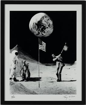 Terry O'Neill, "Sean Connery as James Bond on The Moon", 1971.