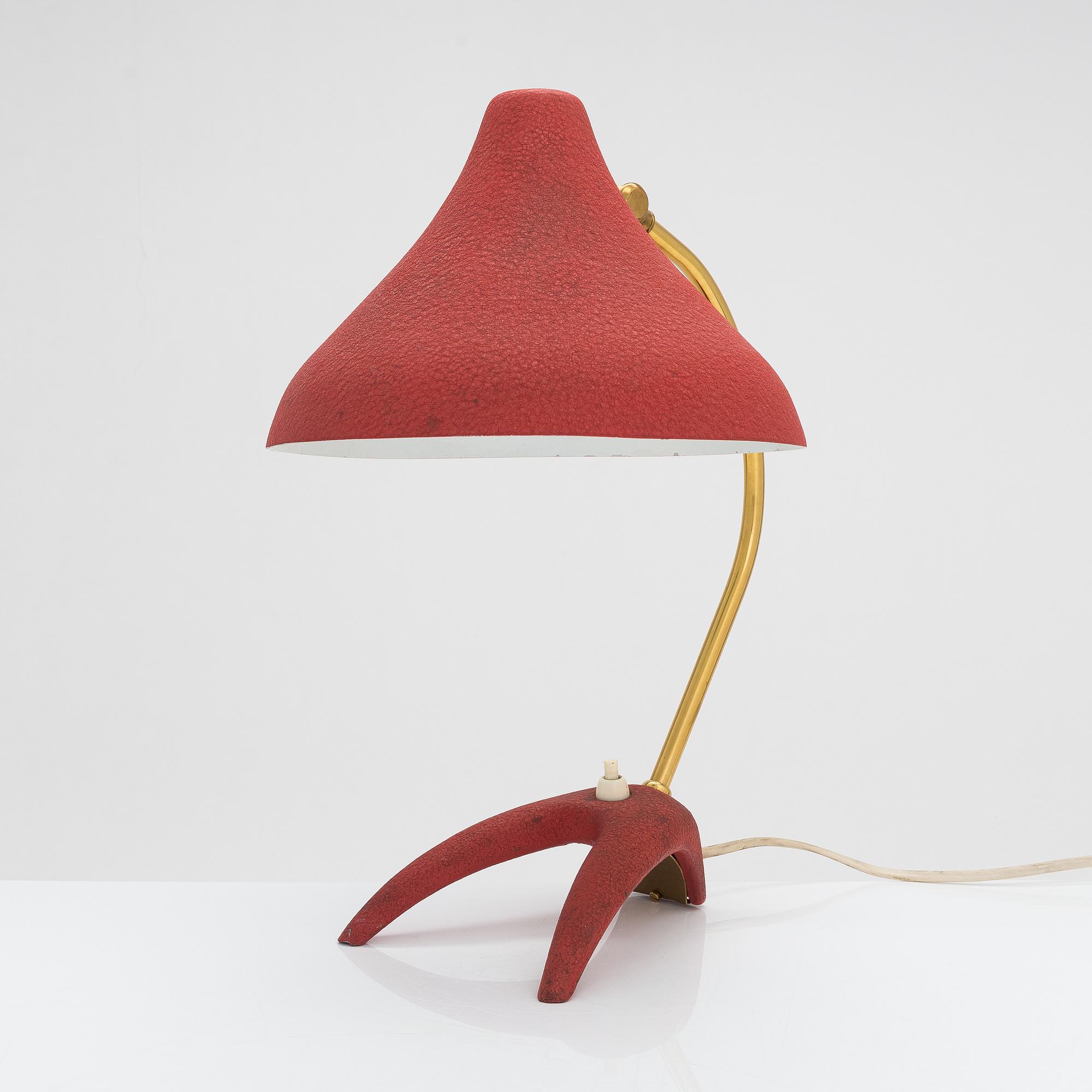 Erik Wärnå, a 1950s table light for EWÅ, Värnamo, Sweden.