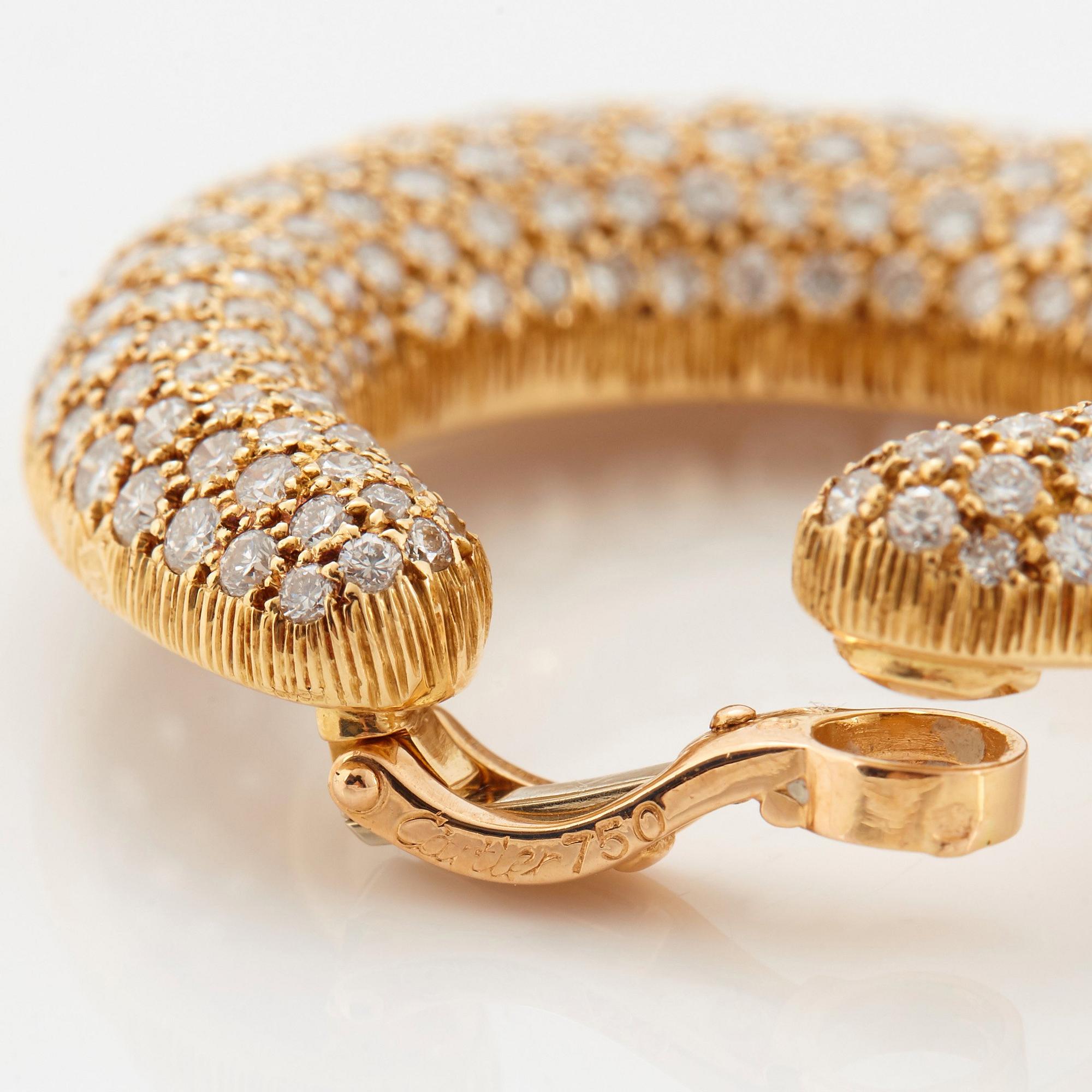 Cartier ett par örhängen.