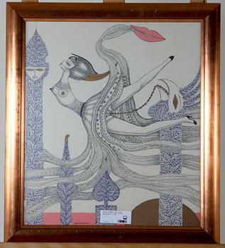 SVANBERG, MAX WALTER. Färglitografi, sign i plåten.
Proveniens: Git Gay.