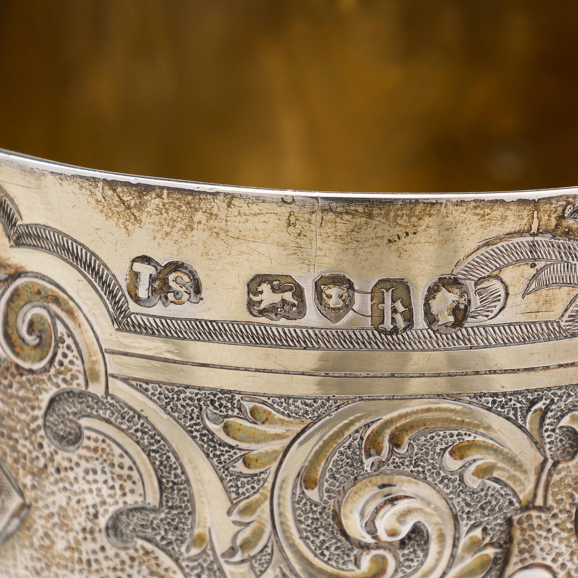 Thomas Smily, Pikari, sterlinghopea, Lontoo 1865.