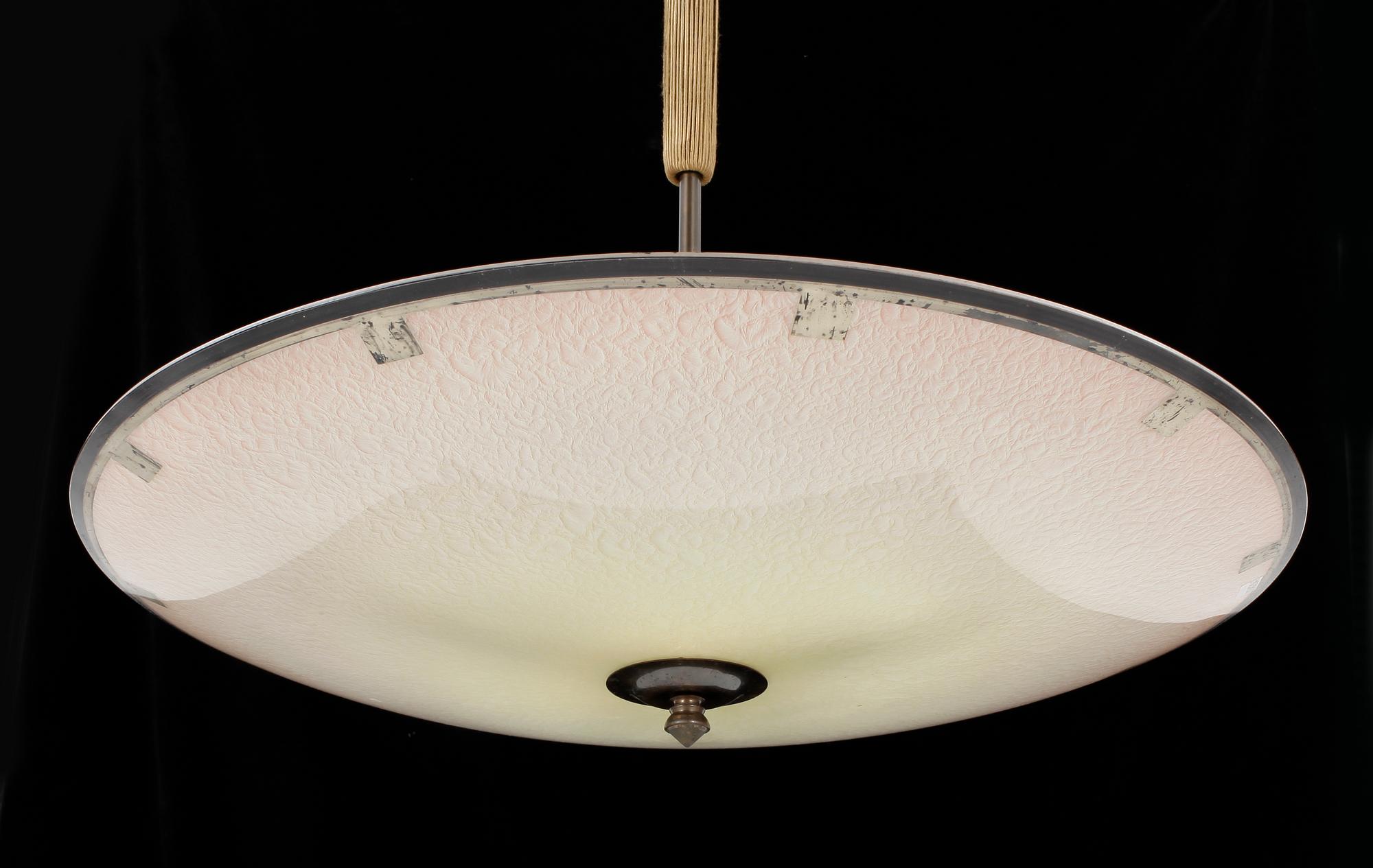 TAKLAMPA, Meissen, 1900-talets första hälft.