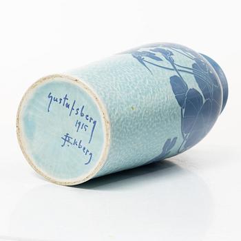 Josef Ekberg, A 'Sgraffito' vase, Gustavsberg, 1915.