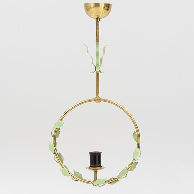 Ceiling lamp, Swedish Modern, 1940s.