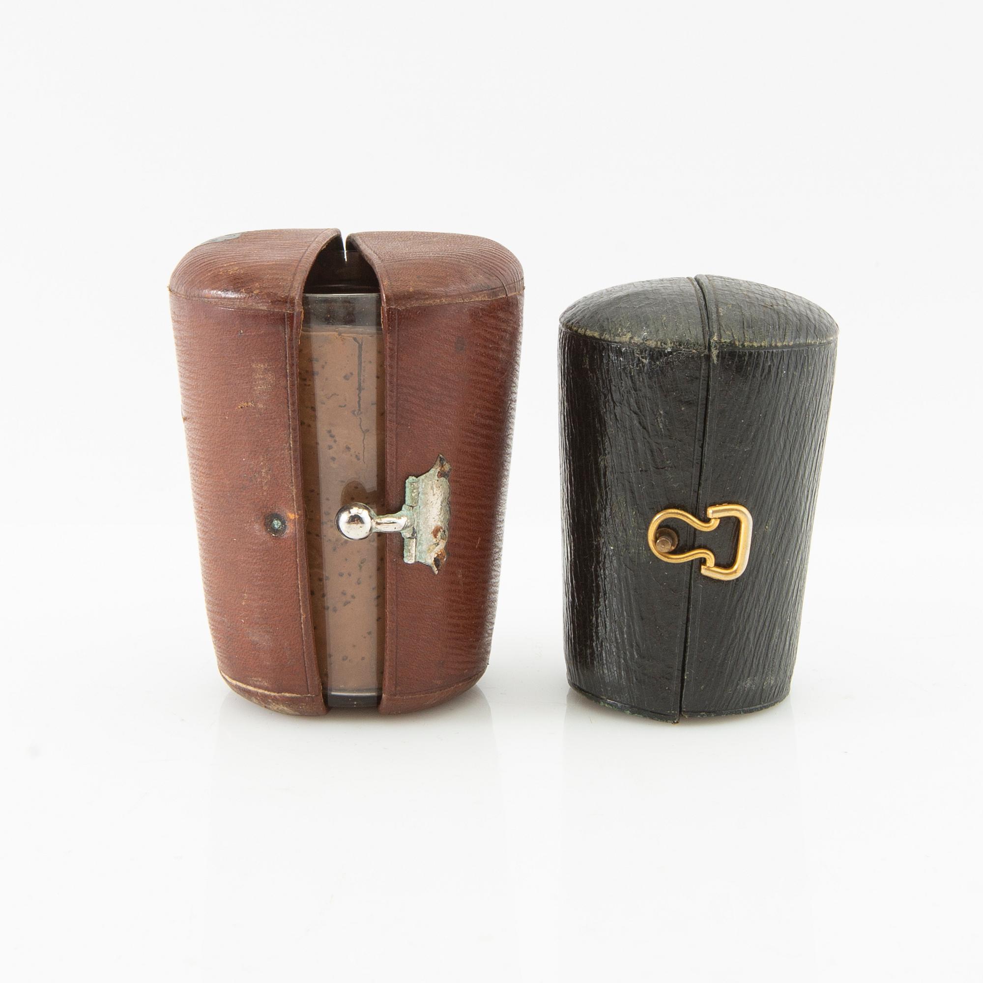 Various cases and boxes, approximately 18 pcs, first half of the 20th century.