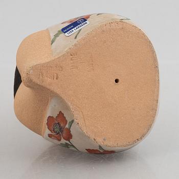 Lisa Larson, figurin, stengods, "Charlotta" ur serien "ABC-flickor", Gustavsberg.