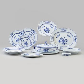 A 64-PIECE DINNER SERVICE, 'Tsing', Gustafsberg, 20th century.