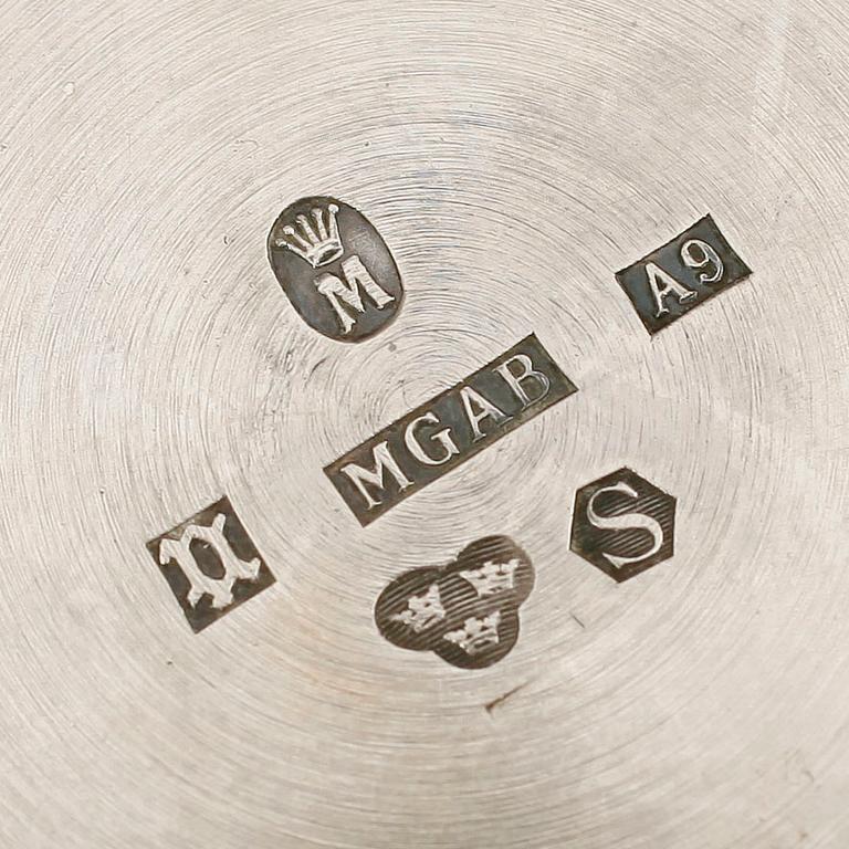 SKÅL, silver, MGAB, 1951. Vikt ca 247 gram.