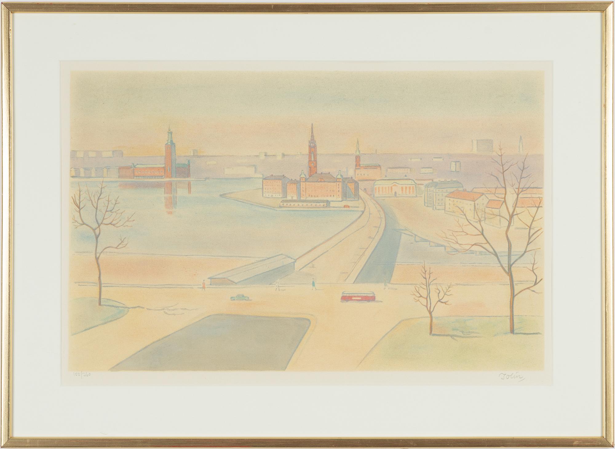 Einar Jolin, Stockholm från söder.