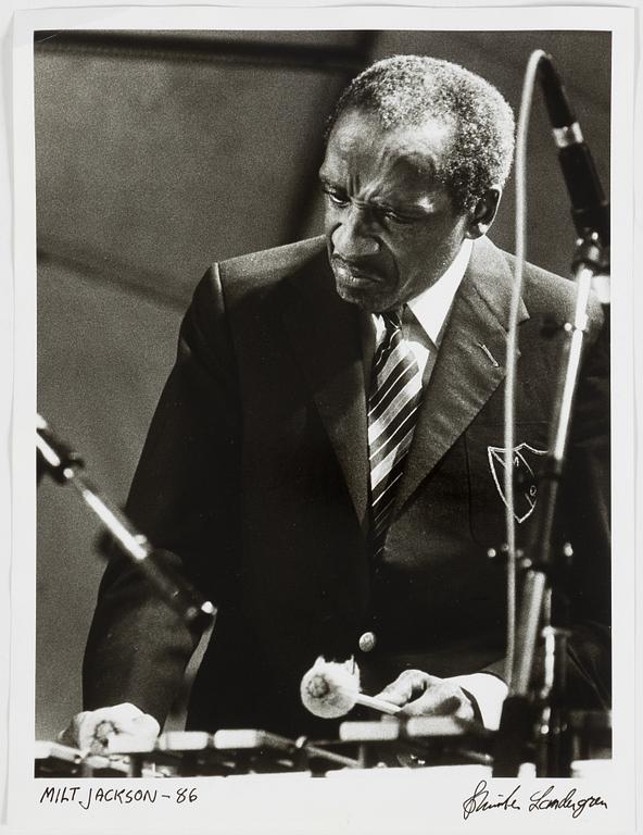 Christer Landegren, Milt Jackson, 1986.