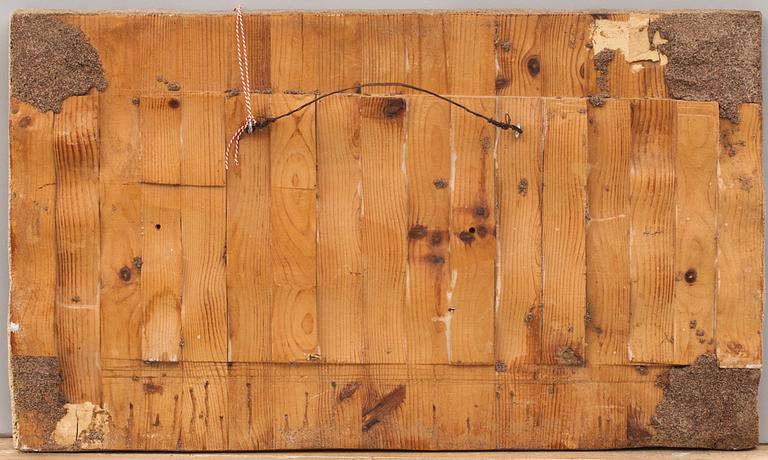 KALEVI KÄÄRIÖ, skulptur, blandteknik, "Sanddyner", stämpelsignerad och daterad -81.