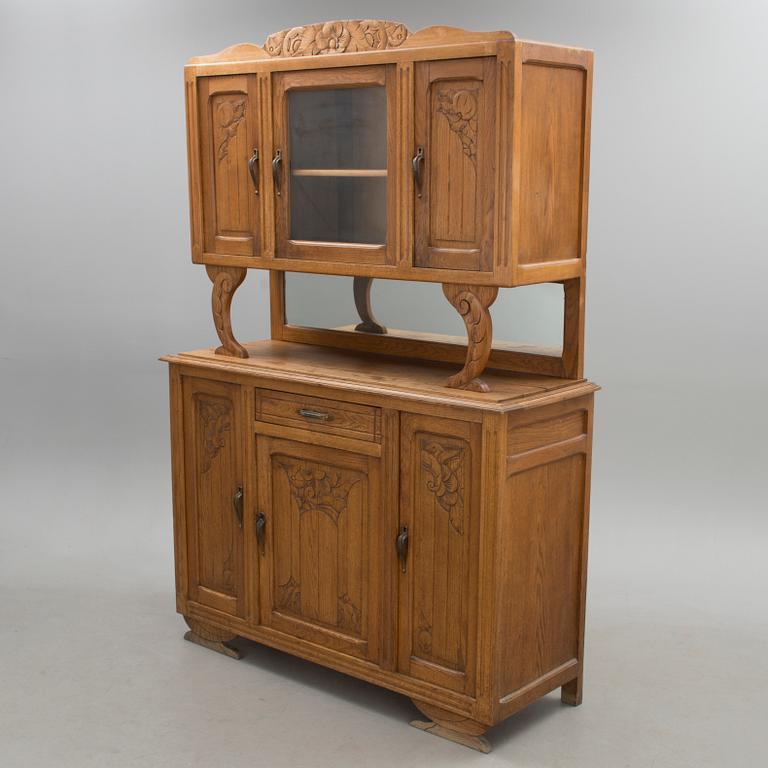 An early 20th century buffet cabinet.