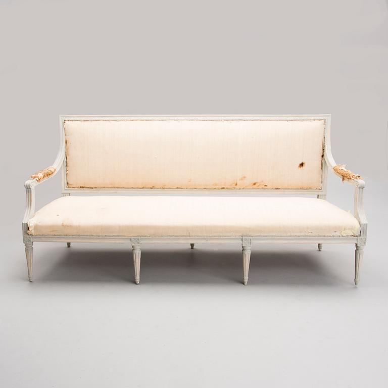 A GUSTAVIAN SOFA, late 18th century, Stockholm. Sweden.